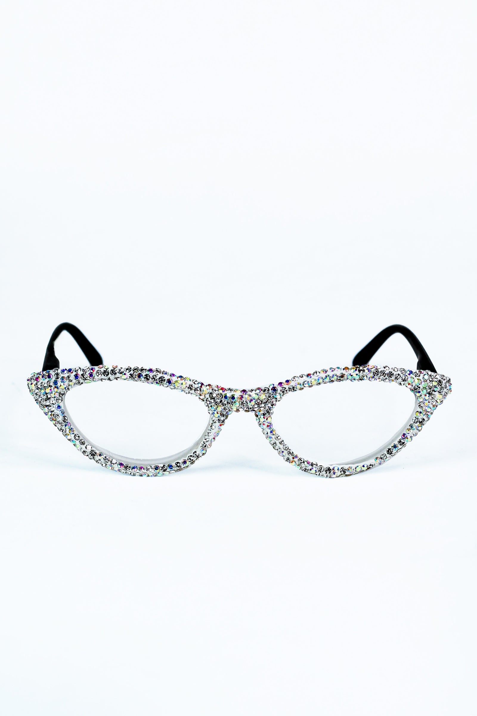 Small CatsEye Rhinestone Covered Readers