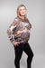 Camo Leopard Print Italian Knit Sweater