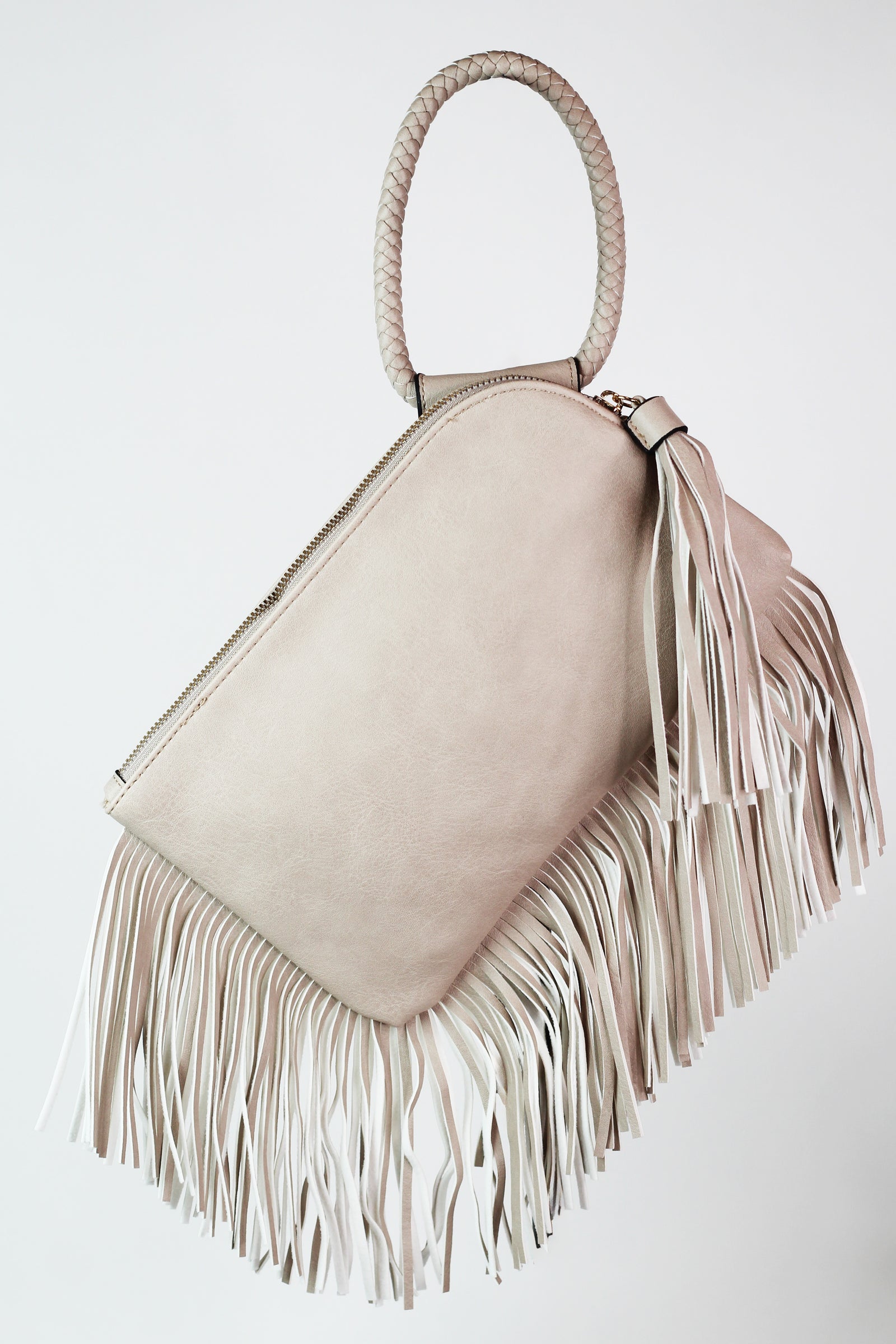 Tassel Wristlet w/ Fringe & Side Cuff