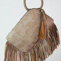 Tassel Wristlet w/ Fringe & Side Cuff