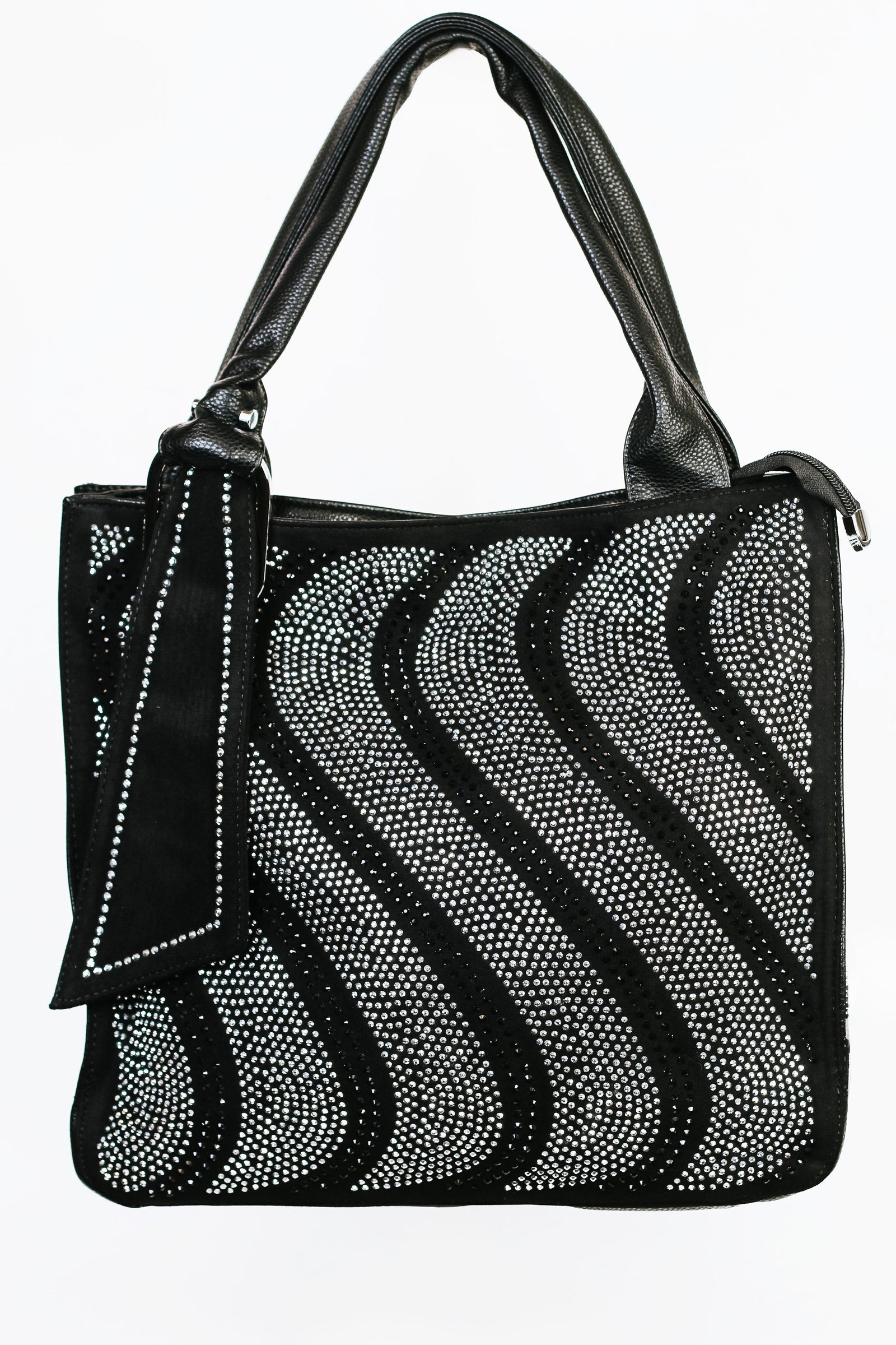 Rhinestone Waves Purse w/ Sash