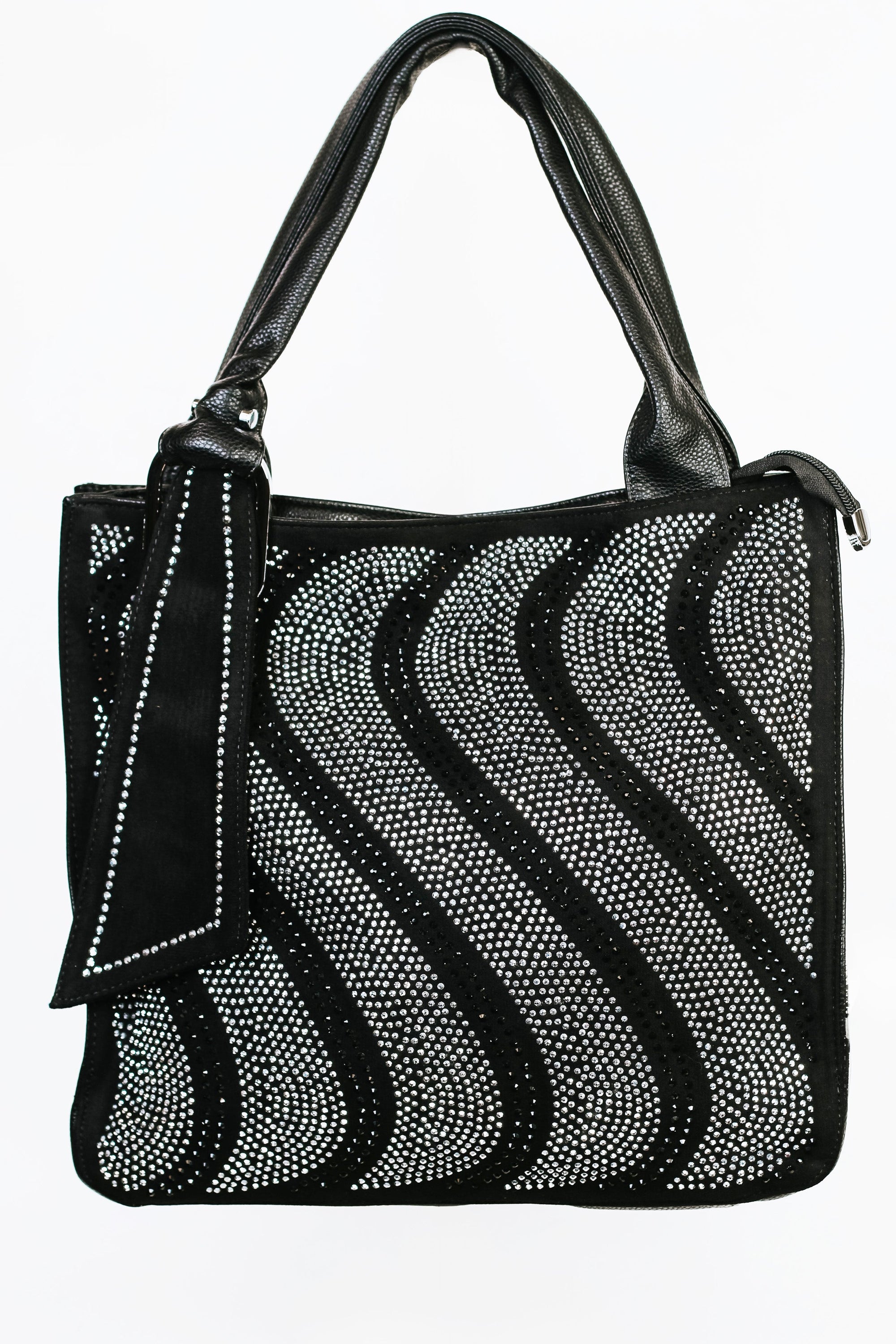 Rhinestone Waves Purse w/ Sash