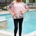 Leopard Print Ombre Lightweight Sweater