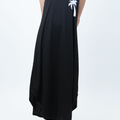 Sleeveless Strappy V-Neck Knit Dress w/ Palm Tree Logo