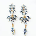 Marquis Leaf Dangling Earrings