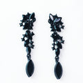 XS Different Stones Cluster Almond Dangle Earring