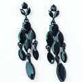 Four Almond Diamond Three Almond Dangle Earring