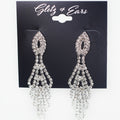 Scallop Sides Long Point Bottom Earring