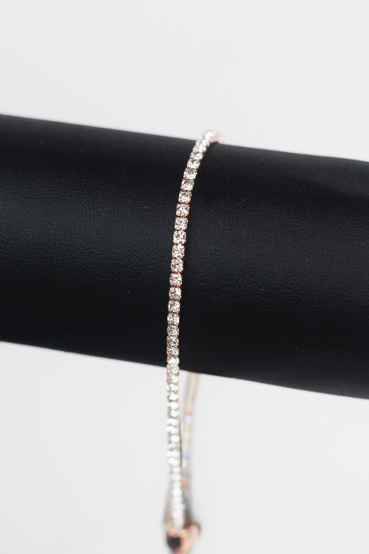 Simple Rhinestone Adjustable Bracelet