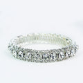 Raised Larger Stone Row Middle Bracelet