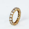 All Circle Stone Band Ring