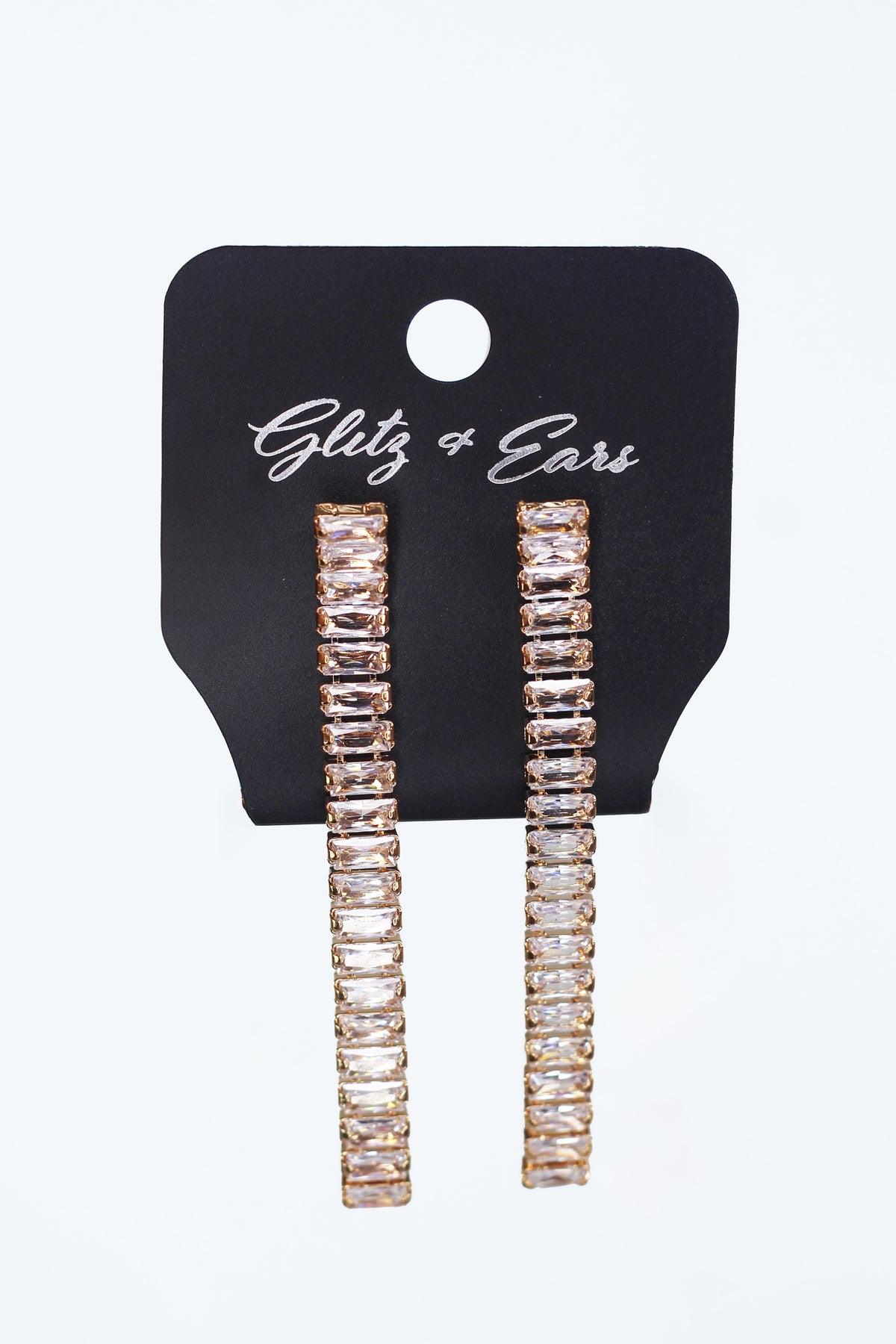 Baguette Chain & Trim XL Cushion Stone Necklace