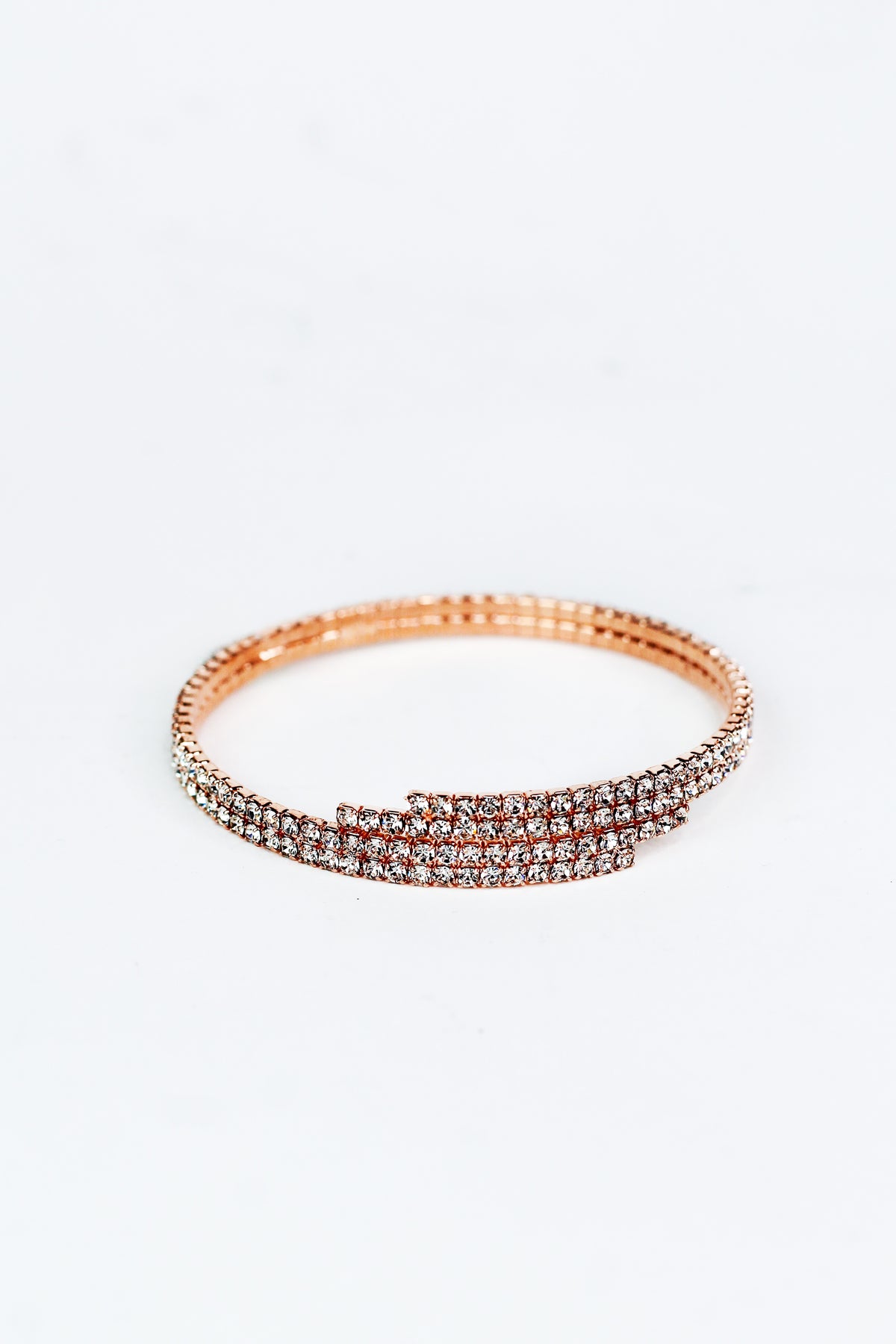 Two Thin Row Coil Bracelet - Glitz &amp; Ears Boutique