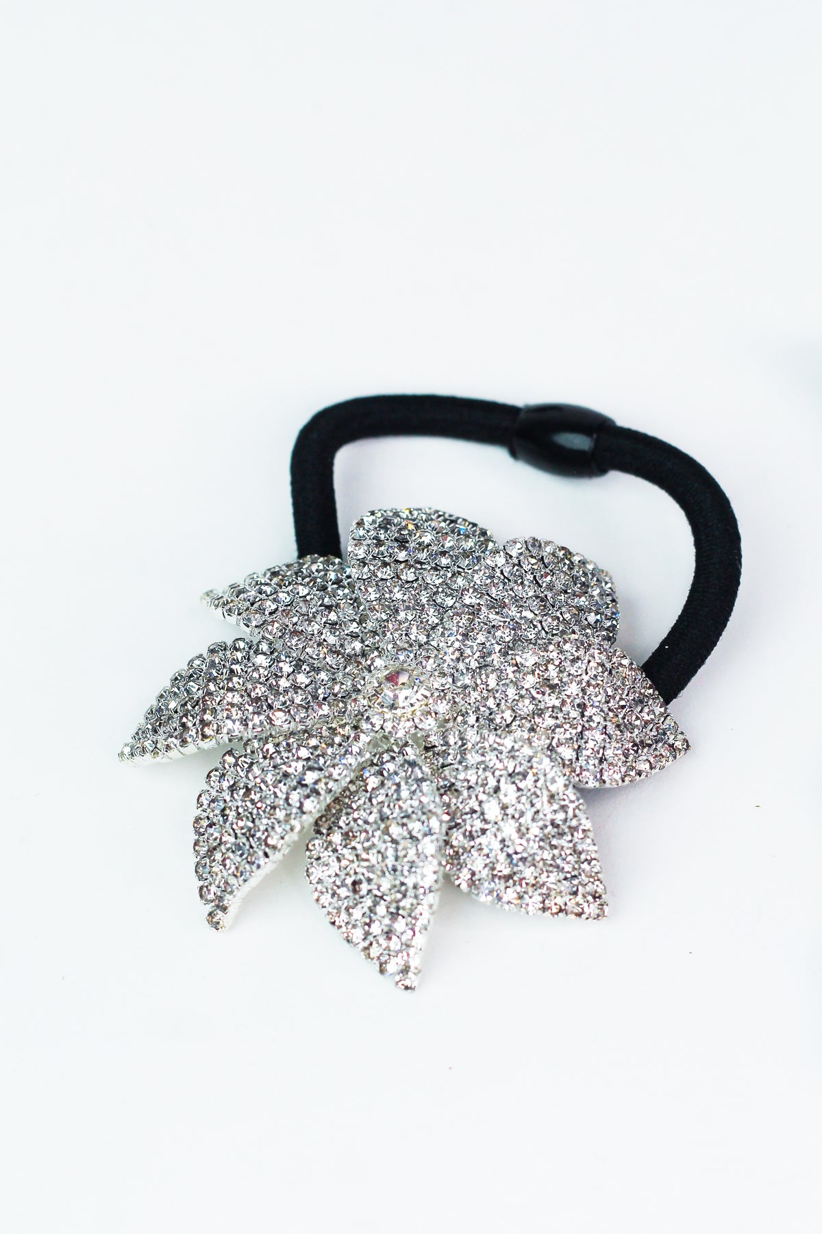Overlap Filled Almonds Flower Hair Tie