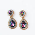 Thick Trim Teardrop Middle Small Earring