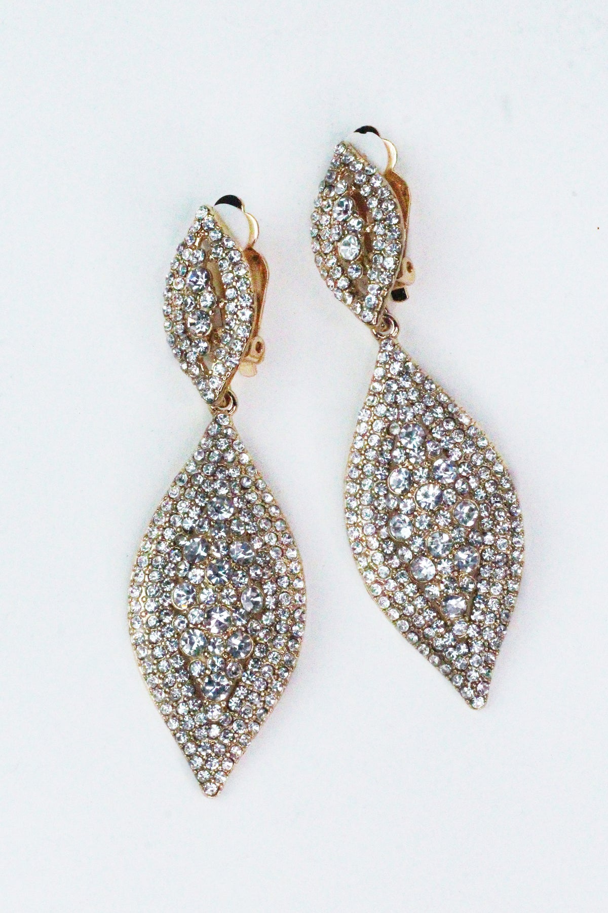 XL Almond Raised Middle CLIP Earring