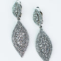 XL Almond Raised Middle CLIP Earring