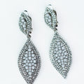 XL Almond Raised Middle CLIP Earring
