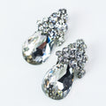 Stones Triangle Teardrop CLIP Earring
