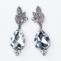 Rhinestone Leaf Top Almond Bottom