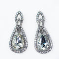 Double Open Teardrop Earrings