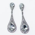 Teardrop W/ Rhinestone Trim