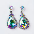 Teardrop w/ XS Almond Stone Earrings