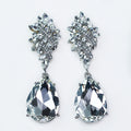 Swirl & Almond Top XL Teardrop Earring