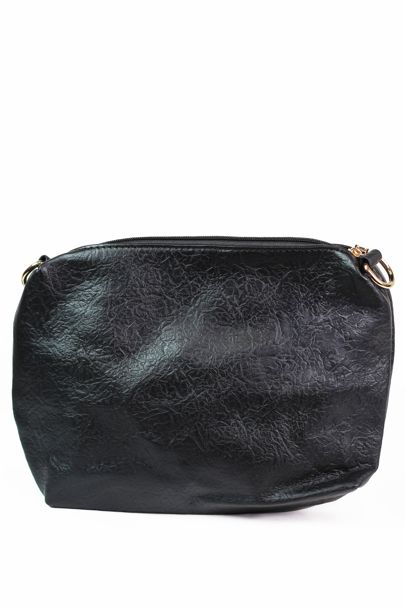 Snakeskin Embossed Purse w/ Rhinestone Center & Tassel Strap and Pouch