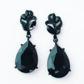Swirl Top Teardrop Bottom Earring