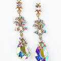 TEARDROP WITH VINTAGE TOP EARRING