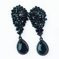 Arched Cluster Top Teardrop Earring