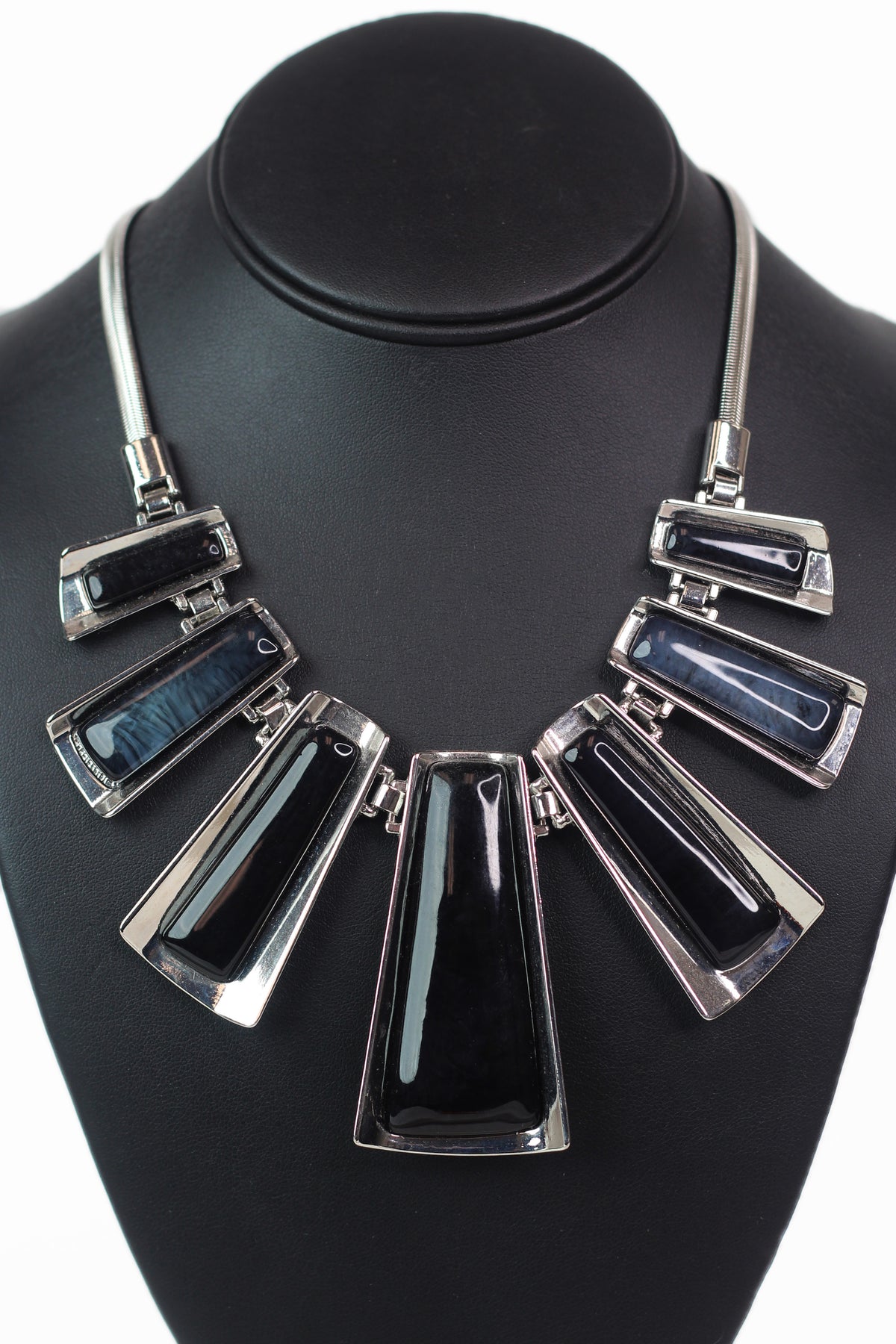 Different Size Rectangle Necklace
