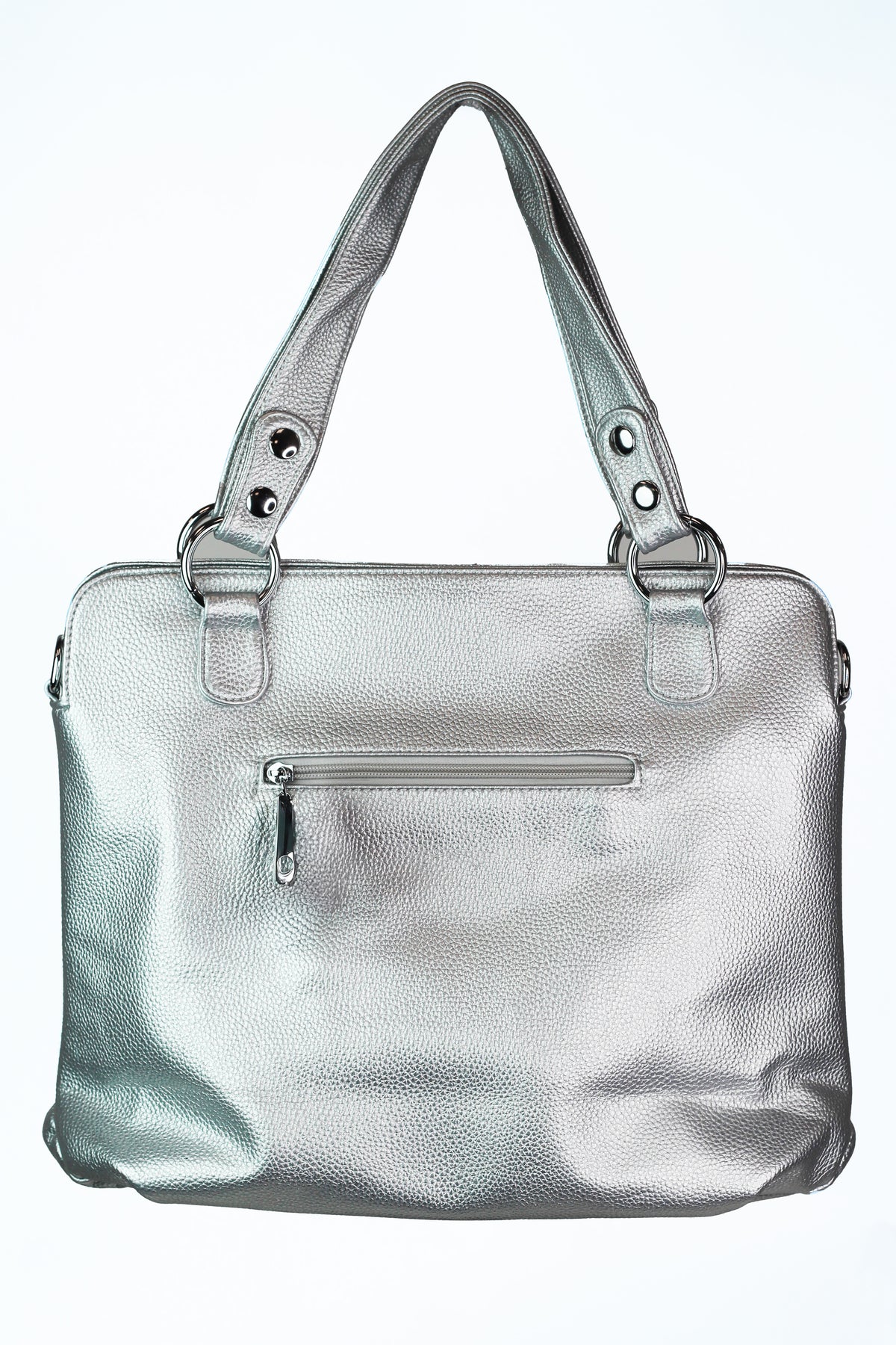 All Rhinestone Front Tassel Bag