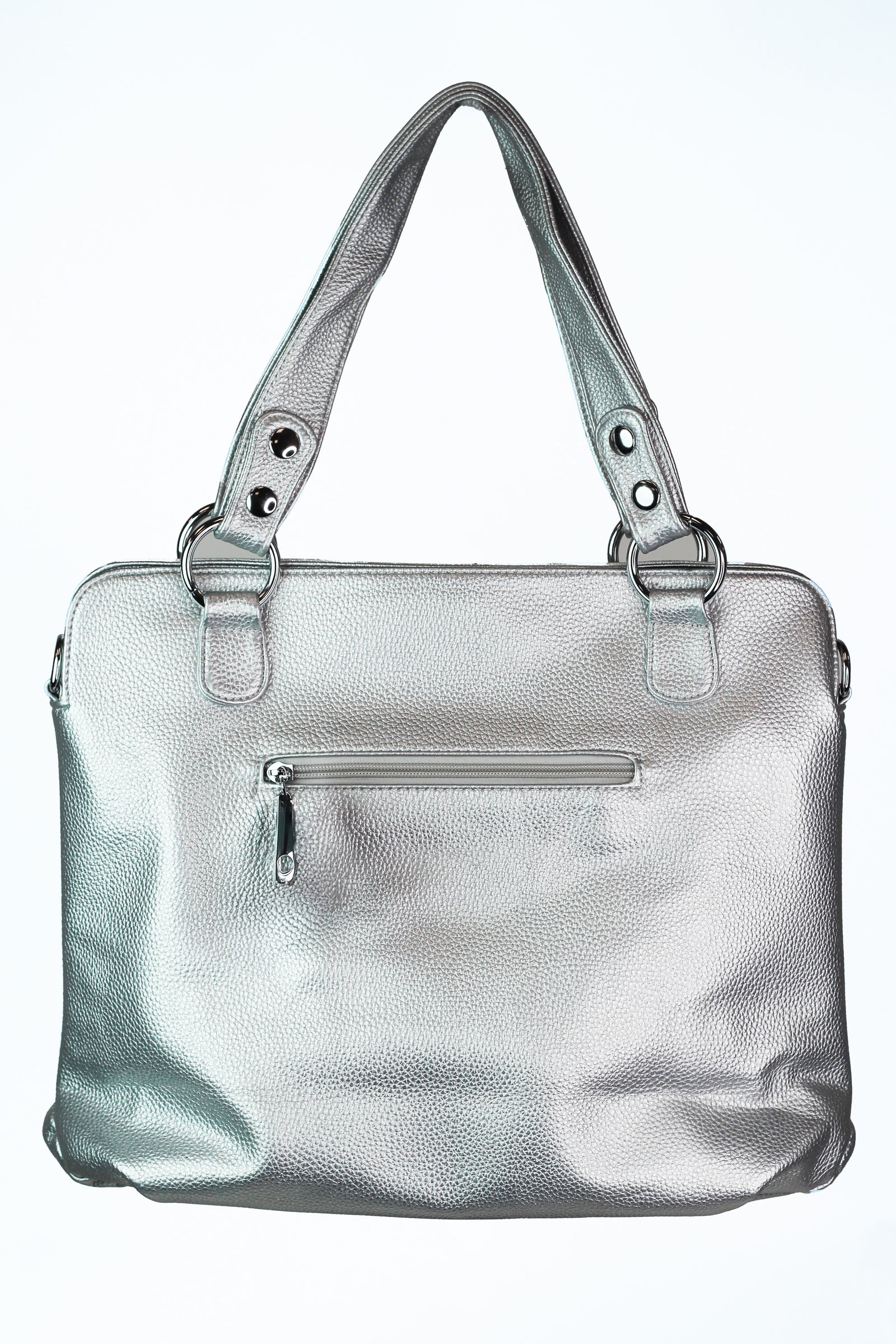 All Rhinestone Front Tassel Bag