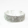 Five Row Rhinestone Cuff