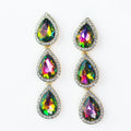 3 Teardrop with Trim Earring