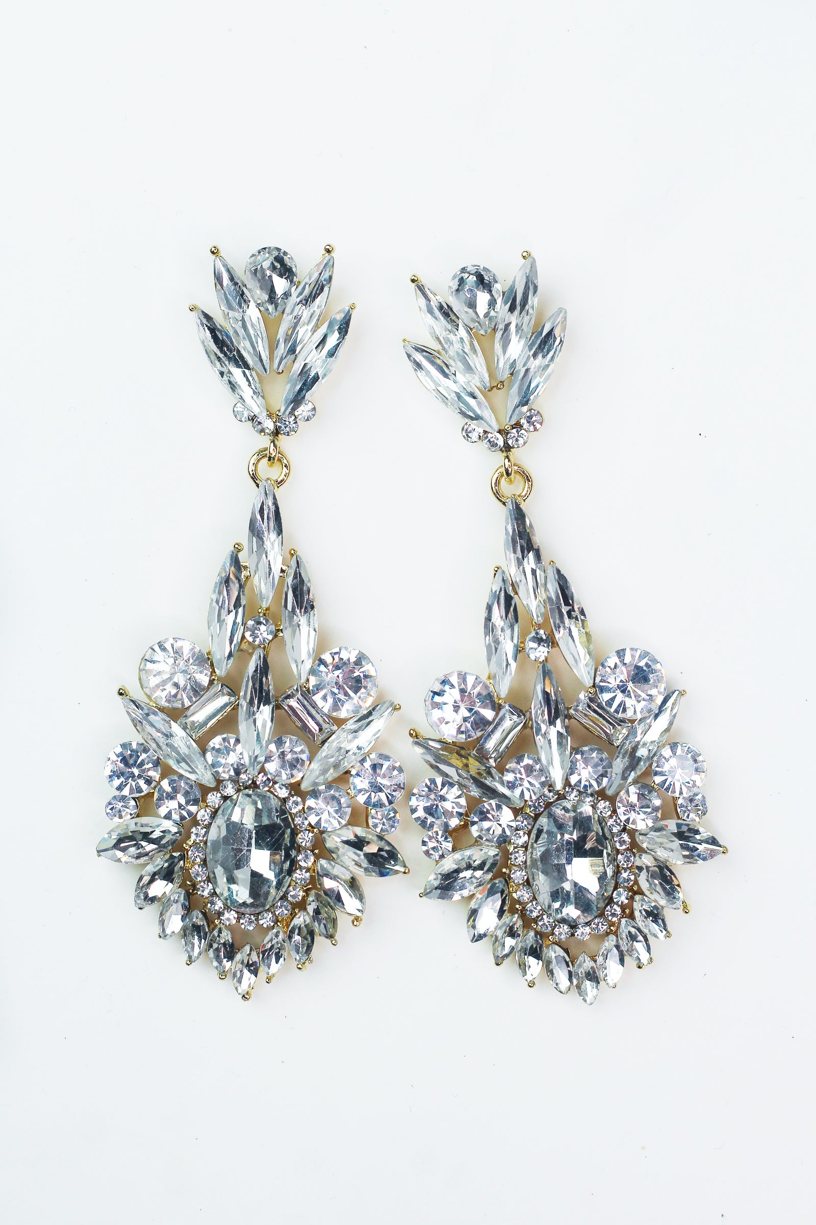 Skinny Almond Top & Trim Oval Earring