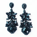 Cushion Stone Bottom Almond Flower Earring