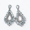 Teardrop Trim Open Middle Earring