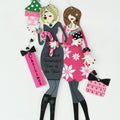 Best Friends Metal Christmas Ornaments