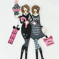 Best Friends Metal Christmas Ornaments