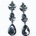 2 Almond Oval 2 Almond Teardrop Earring