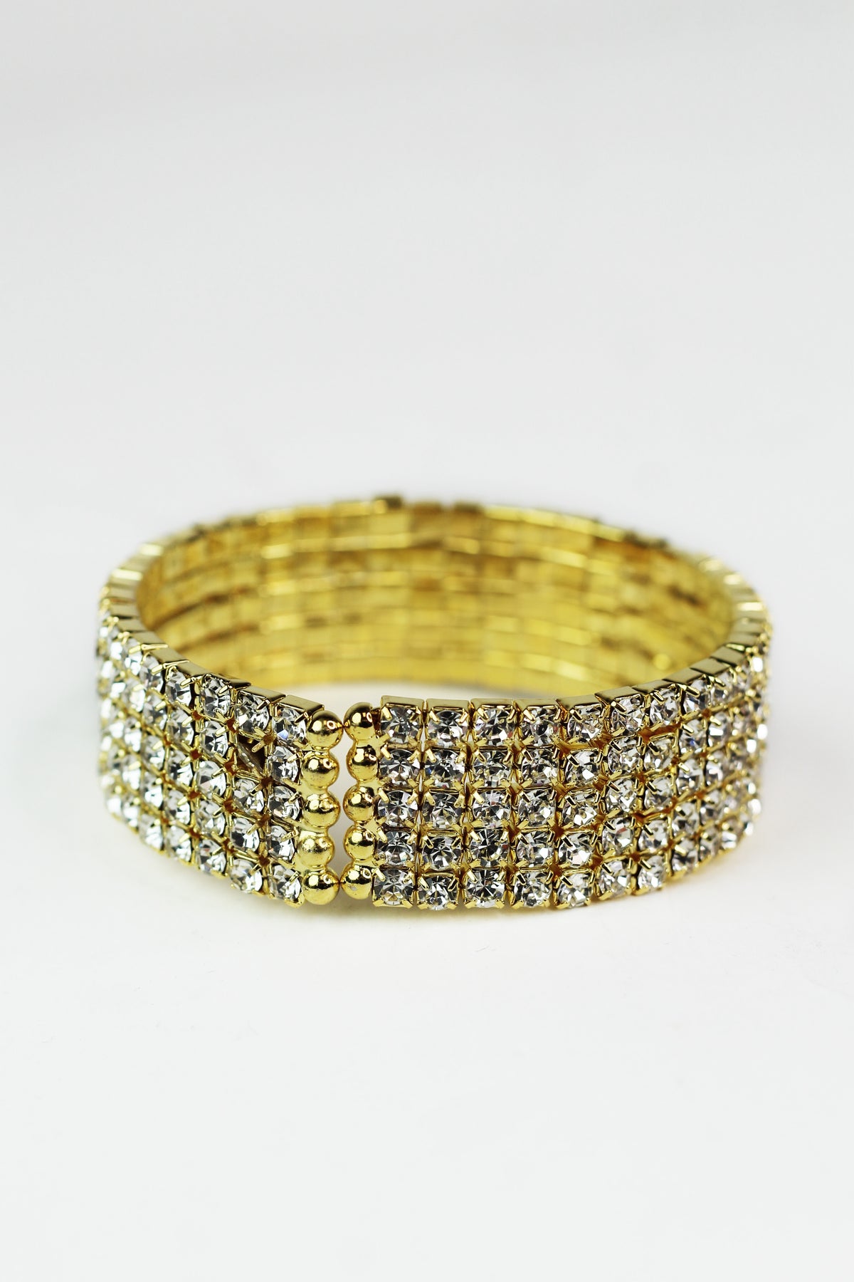 Five Row Rhinestone Cuff