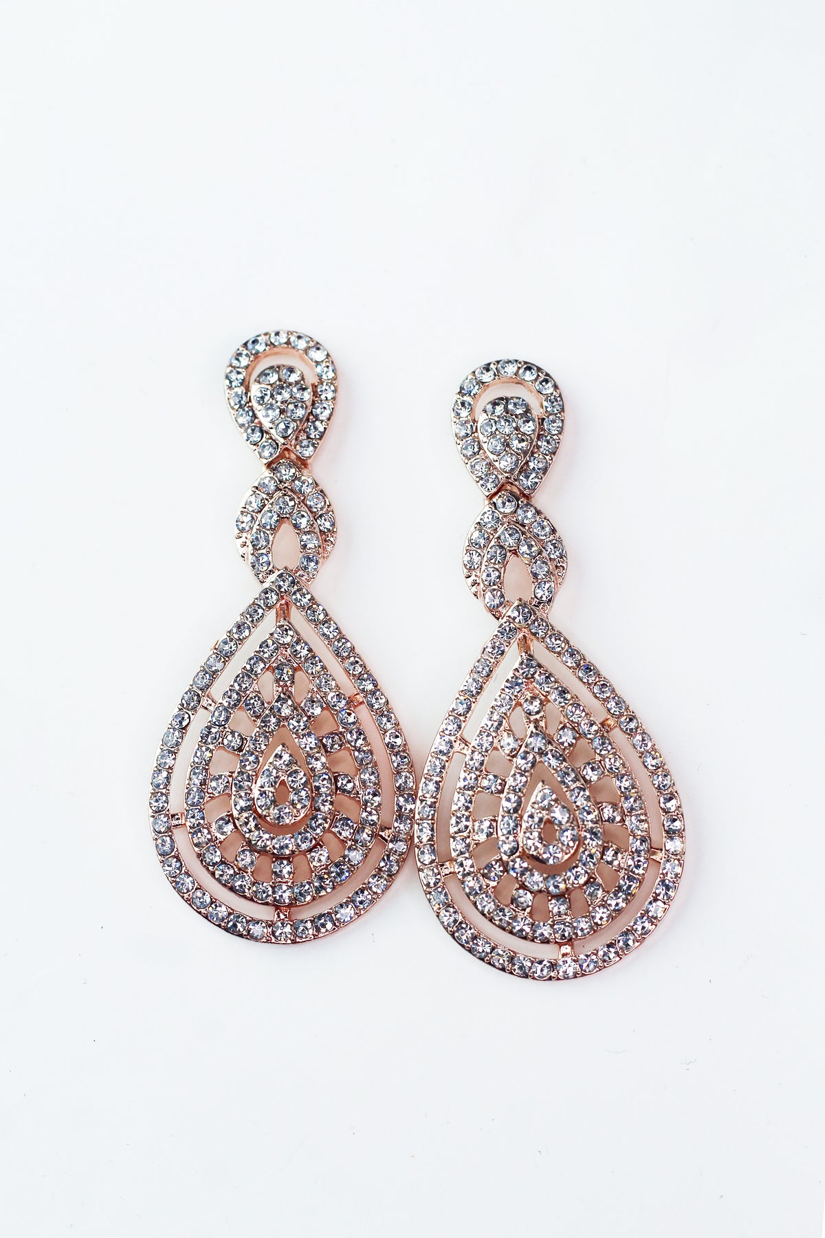 Different Design Open Teardrop Earring