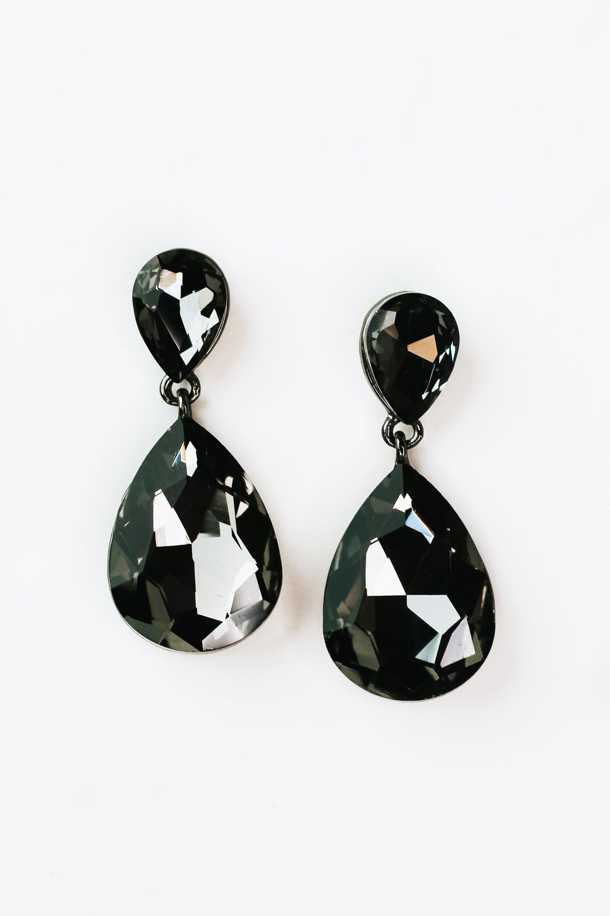 Large Teardrop Stone Earring