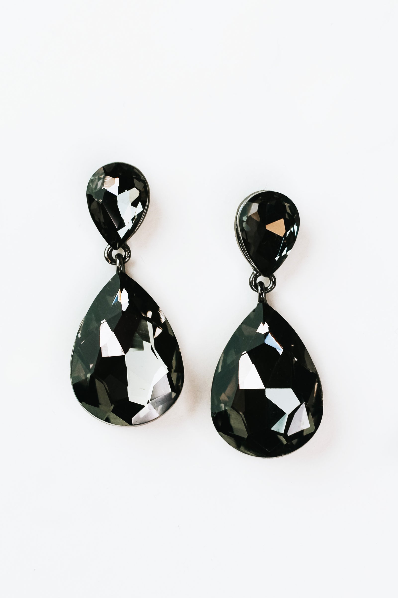 Large Teardrop Stone Earring