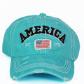 America Distressed Baseball Cap