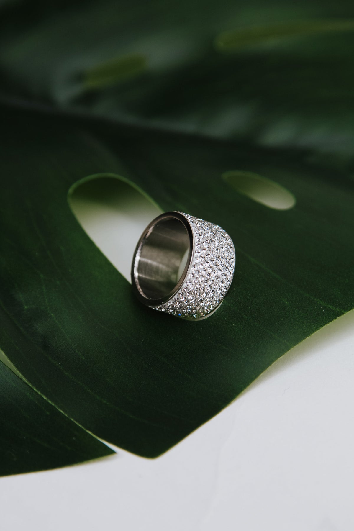 Thick Pave Band Ring