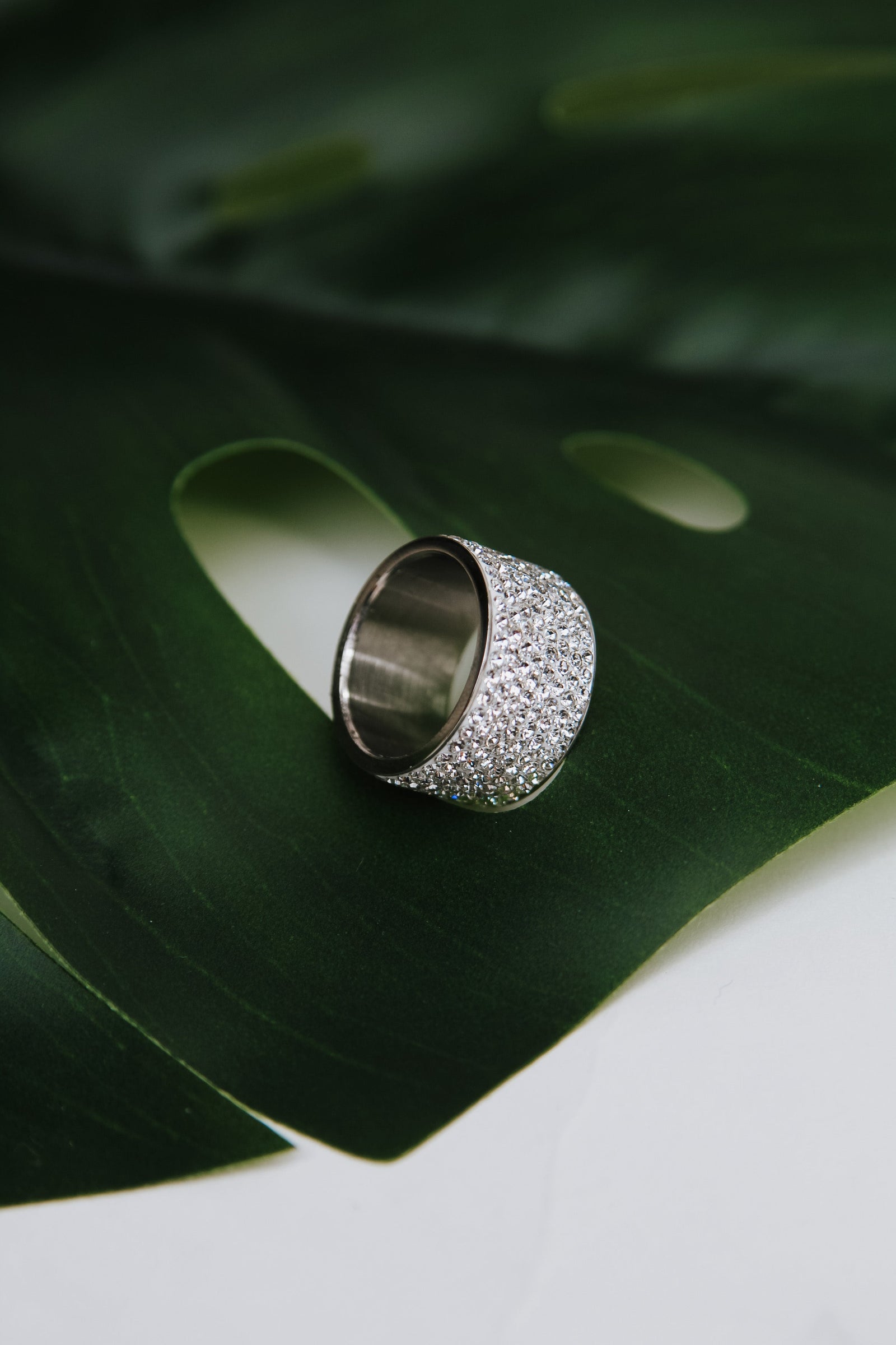 Thick Pave Band Ring